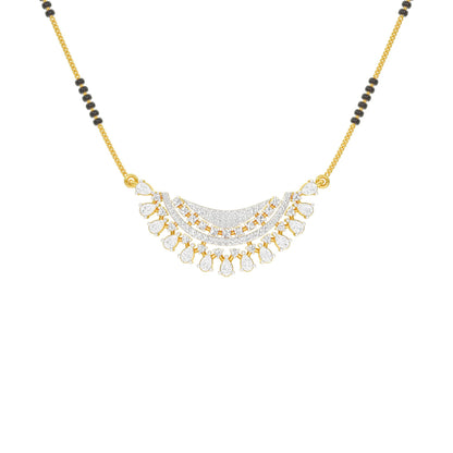 Eternal Sparkle Diamond Mangalsutra 18 KT / Yellow Gold