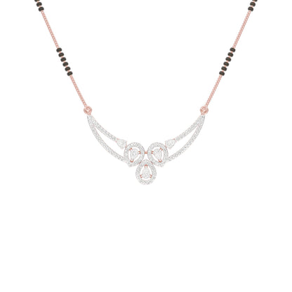 Eternal Embrace Diamond Mangalsutra 18 KT / Rose Gold