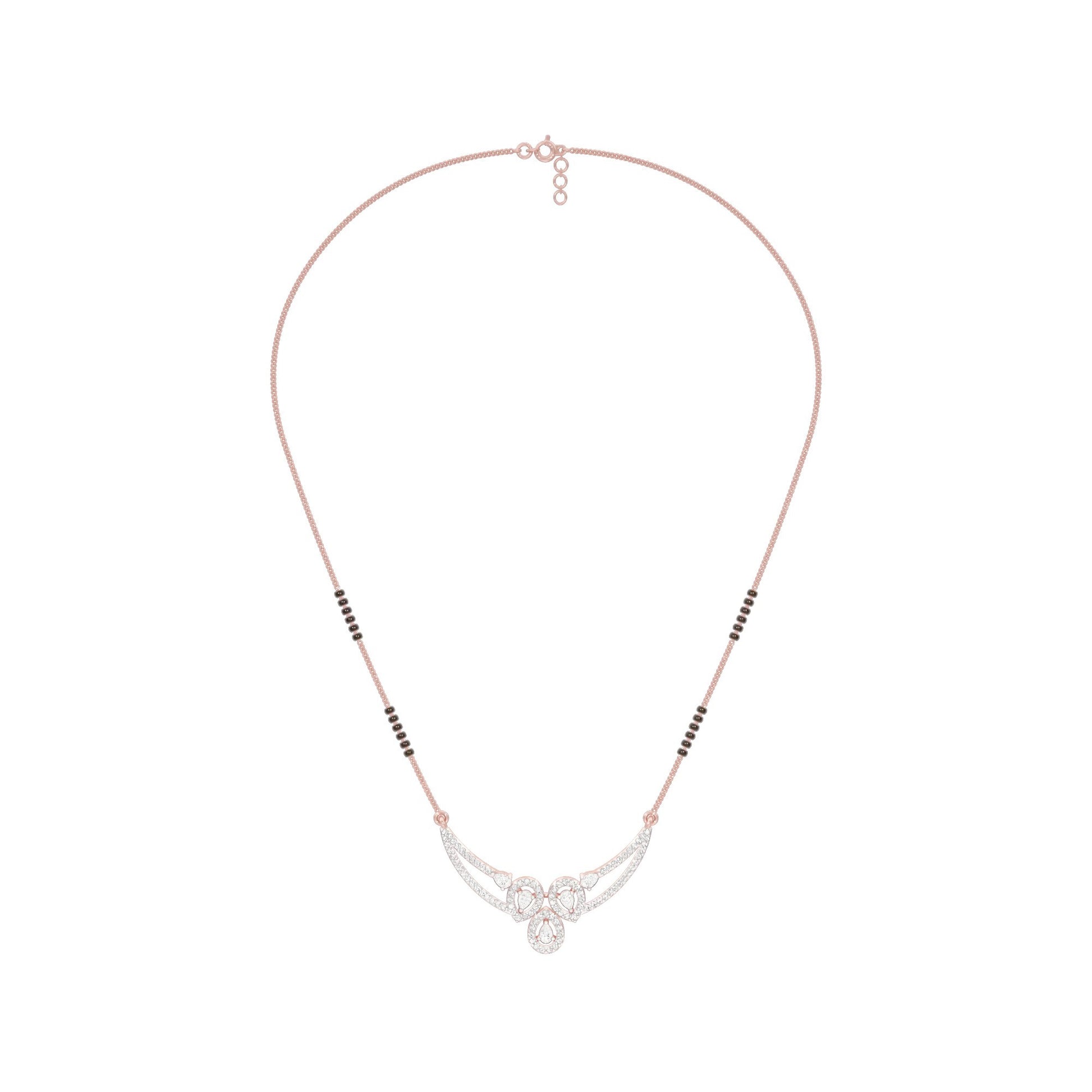 Eternal Embrace Diamond Mangalsutra 18 KT / Rose Gold
