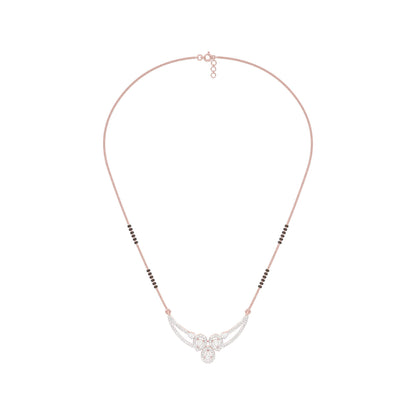 Eternal Embrace Diamond Mangalsutra 18 KT / Rose Gold