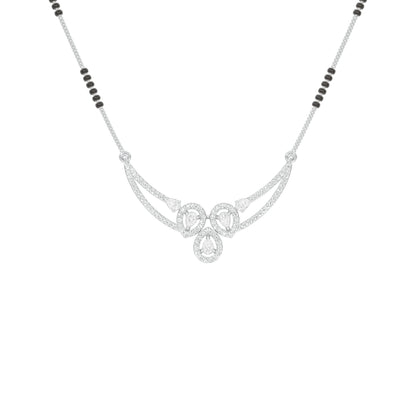 Eternal Embrace Diamond Mangalsutra 18 KT / White Gold