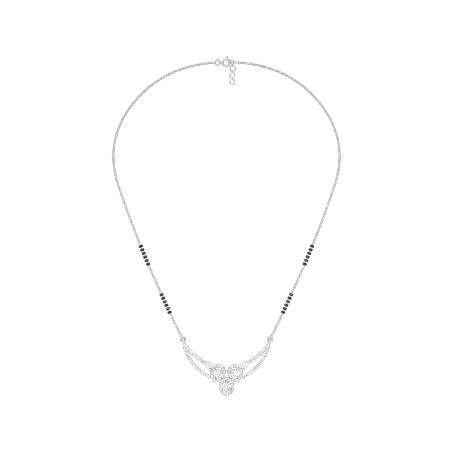 Eternal Embrace Diamond Mangalsutra 18 KT / White Gold