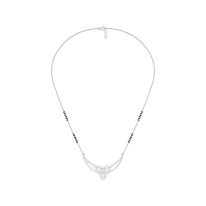 Eternal Embrace Diamond Mangalsutra 18 KT / White Gold