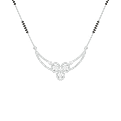 Eternal Embrace Diamond Mangalsutra 18 KT / White Gold