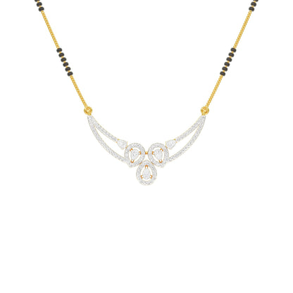 Eternal Embrace Diamond Mangalsutra 18 KT / Yellow Gold