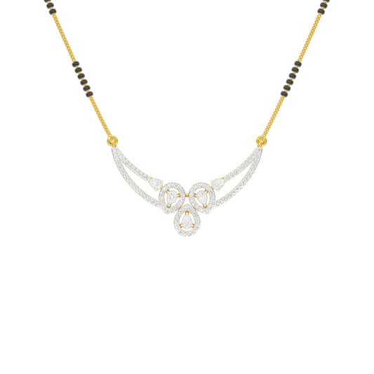 Eternal Embrace Diamond Mangalsutra 18 KT / Yellow Gold