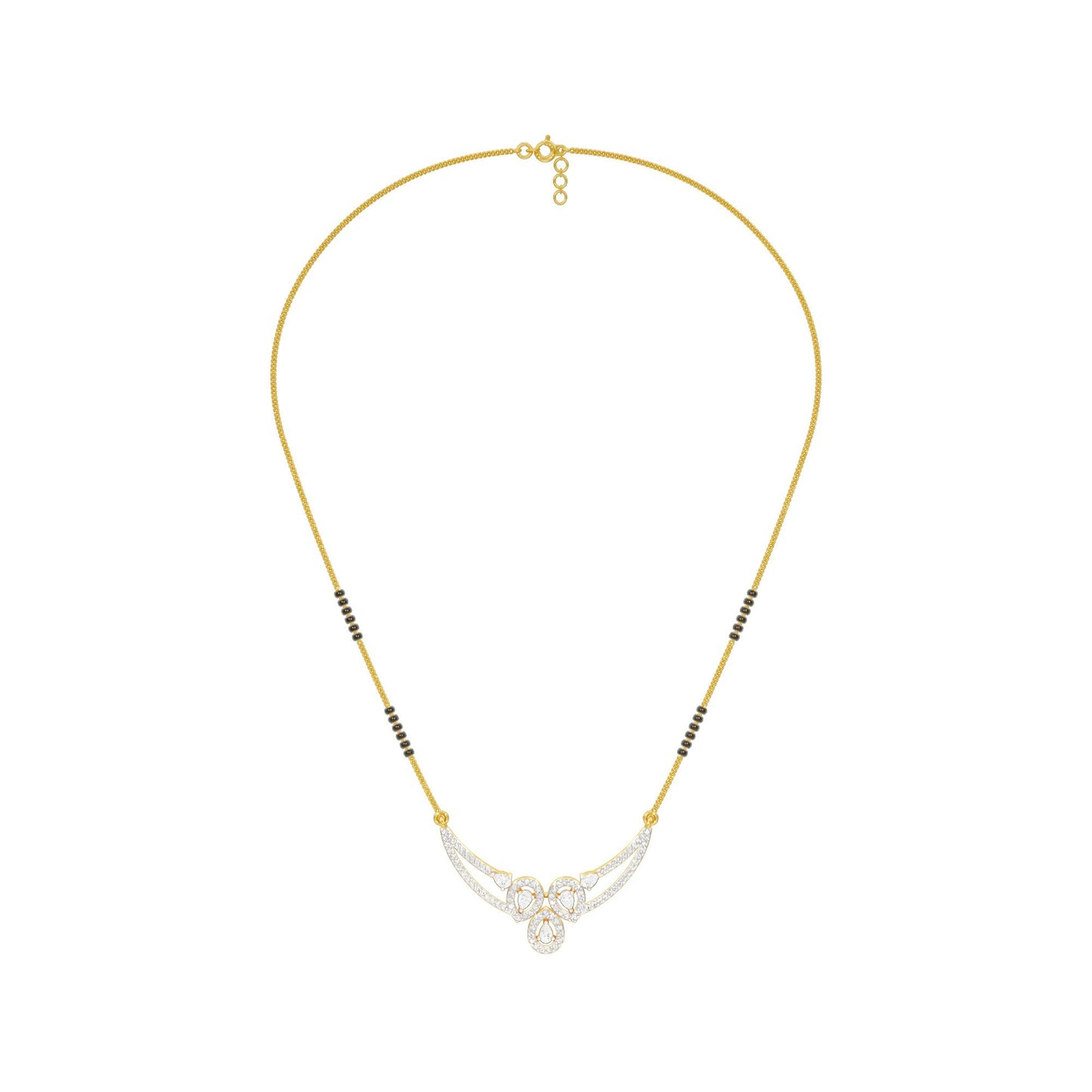 Eternal Embrace Diamond Mangalsutra 18 KT / Yellow Gold