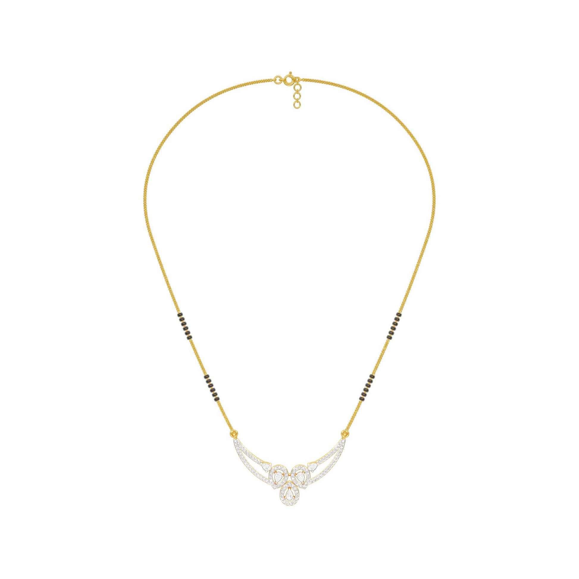 Eternal Embrace Diamond Mangalsutra 18 KT / Yellow Gold