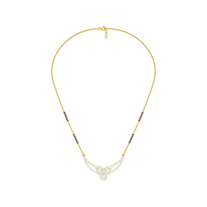 Eternal Embrace Diamond Mangalsutra 18 KT / Yellow Gold