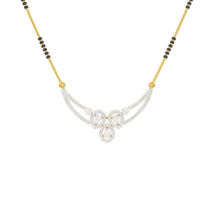 Eternal Embrace Diamond Mangalsutra 18 KT / Yellow Gold