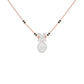 Stunning Flora Diamond Mangalsutra 18 KT / Rose Gold