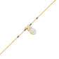 Stunning Flora Diamond Mangalsutra 18 KT / Yellow Gold