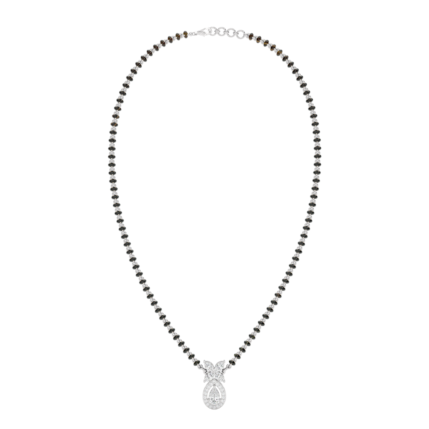 Stunning Flora Diamond Mangalsutra