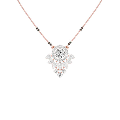 Nysa Diamond Mangalsutra 18 KT / Rose Gold