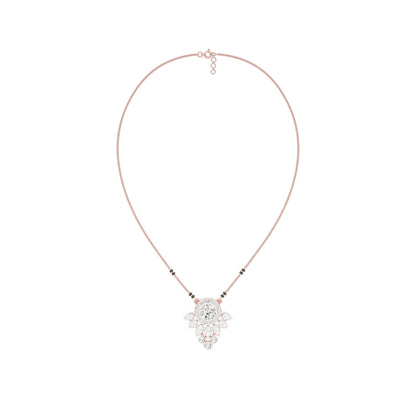 Nysa Diamond Mangalsutra 18 KT / Rose Gold