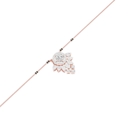 Nysa Diamond Mangalsutra 18 KT / Rose Gold