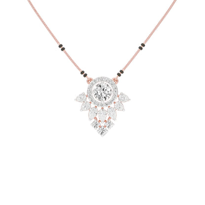 Nysa Diamond Mangalsutra 18 KT / Rose Gold