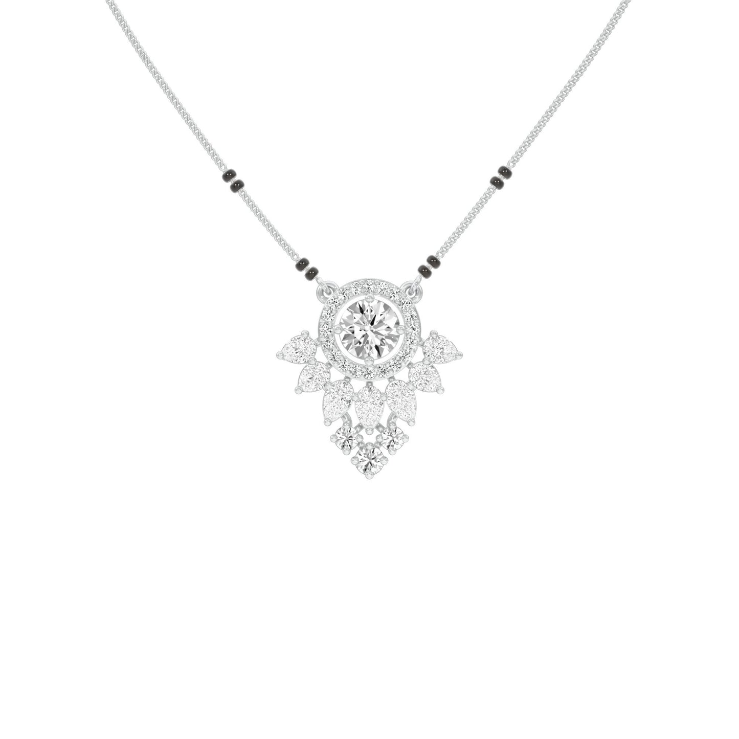 Nysa Diamond Mangalsutra 18 KT / White Gold