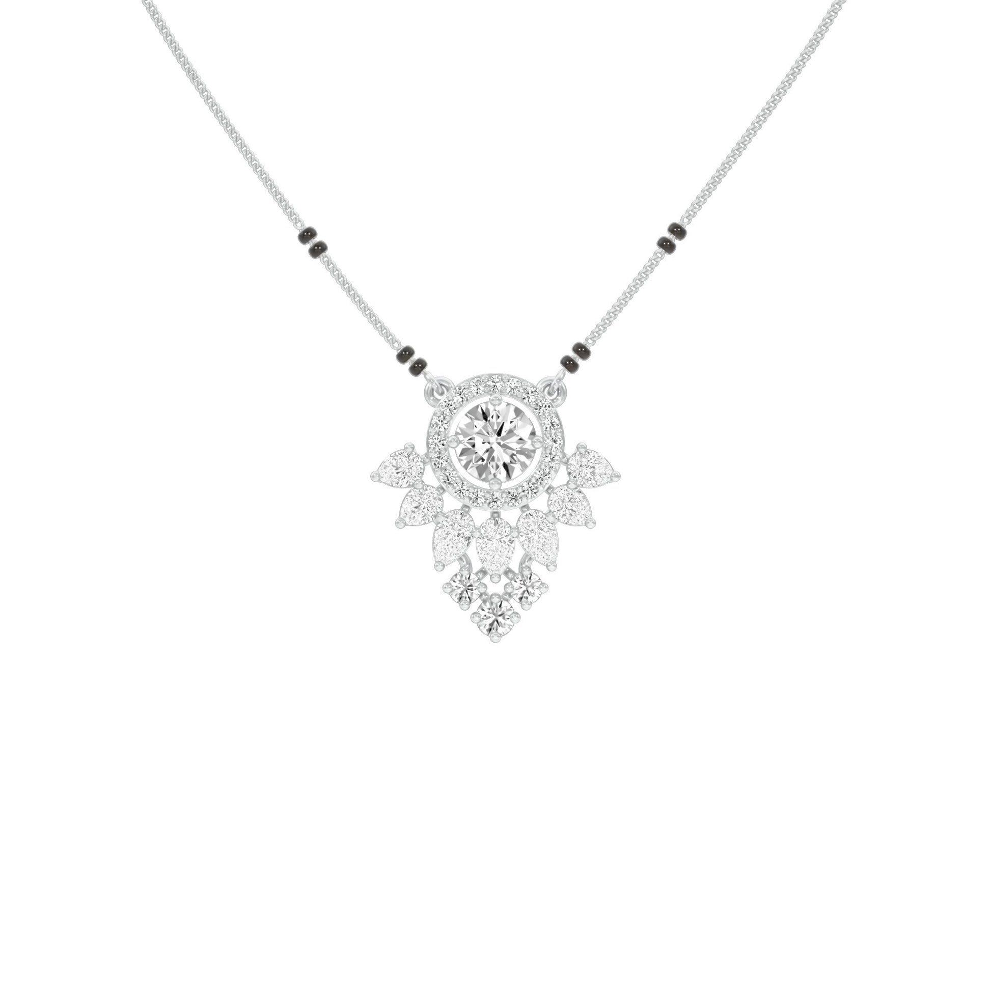 Nysa Diamond Mangalsutra 18 KT / White Gold