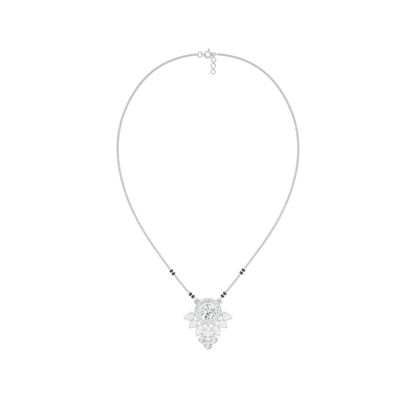 Nysa Diamond Mangalsutra 18 KT / White Gold