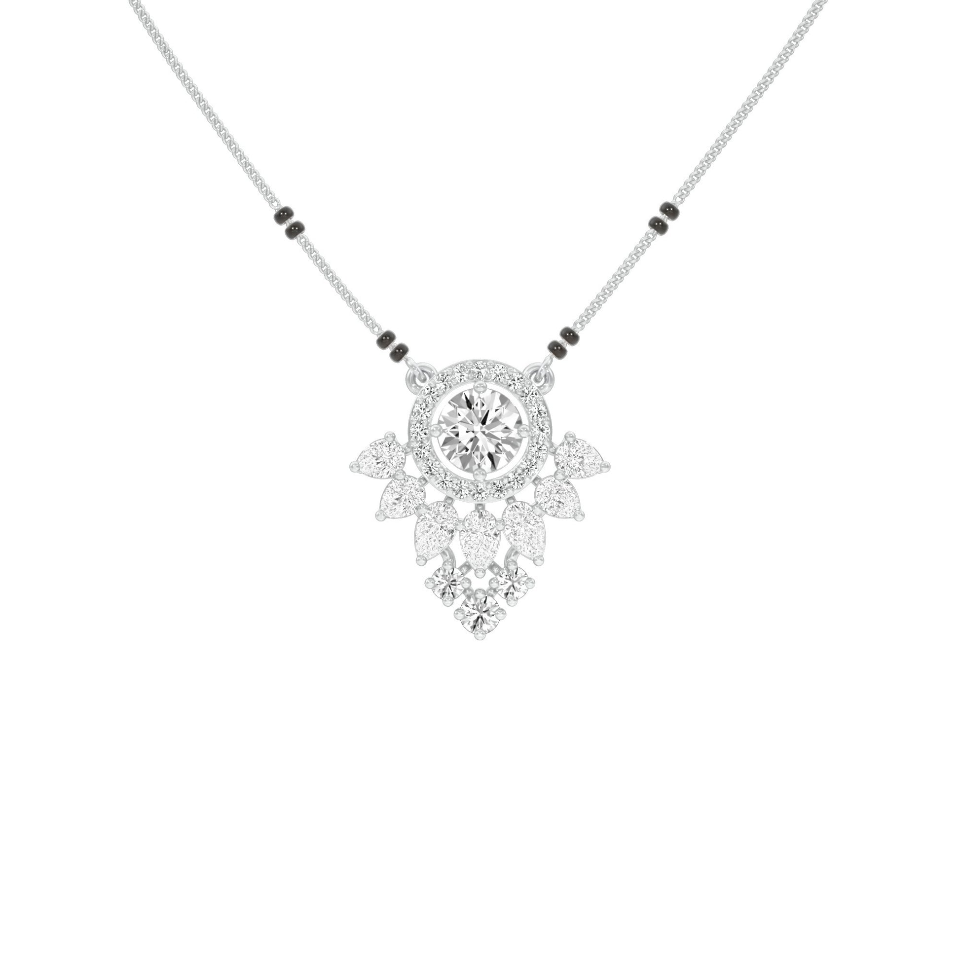 Nysa Diamond Mangalsutra 18 KT / White Gold