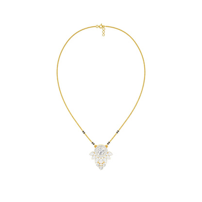 Nysa Diamond Mangalsutra 18 KT / Yellow Gold