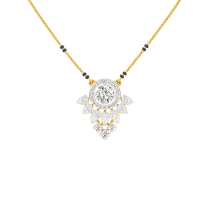 Nysa Diamond Mangalsutra 18 KT / Yellow Gold