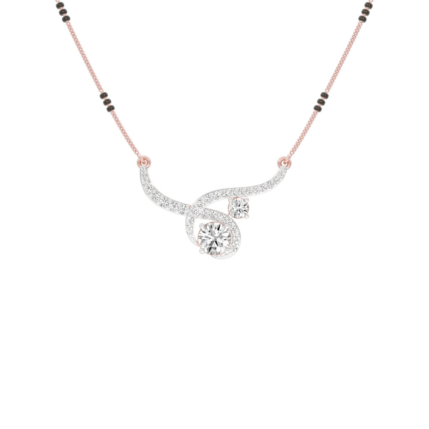 Forever Love Diamond Mangalsutra 18 KT / Rose Gold
