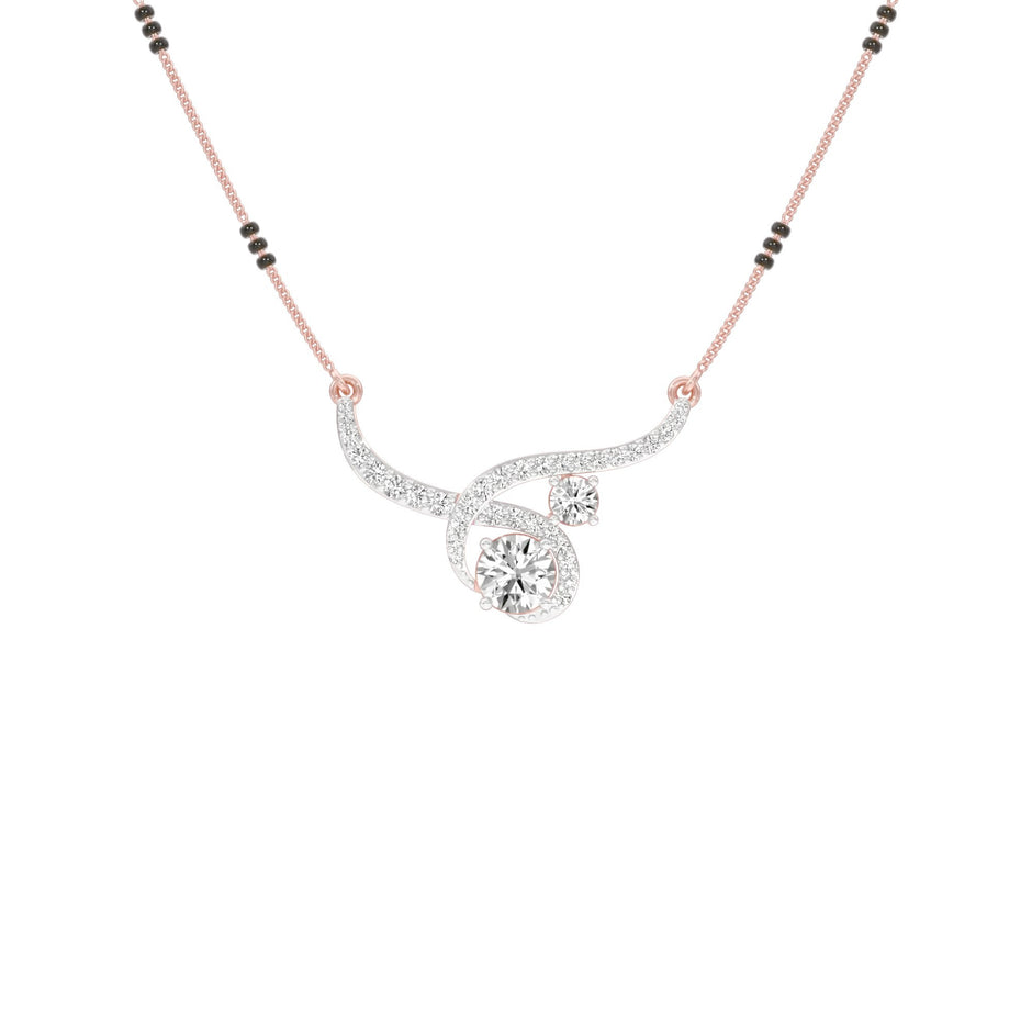 Forever Love Diamond Mangalsutra 18 KT / Rose Gold