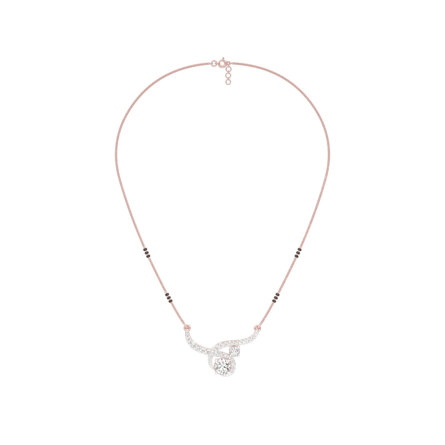 Forever Love Diamond Mangalsutra 18 KT / Rose Gold