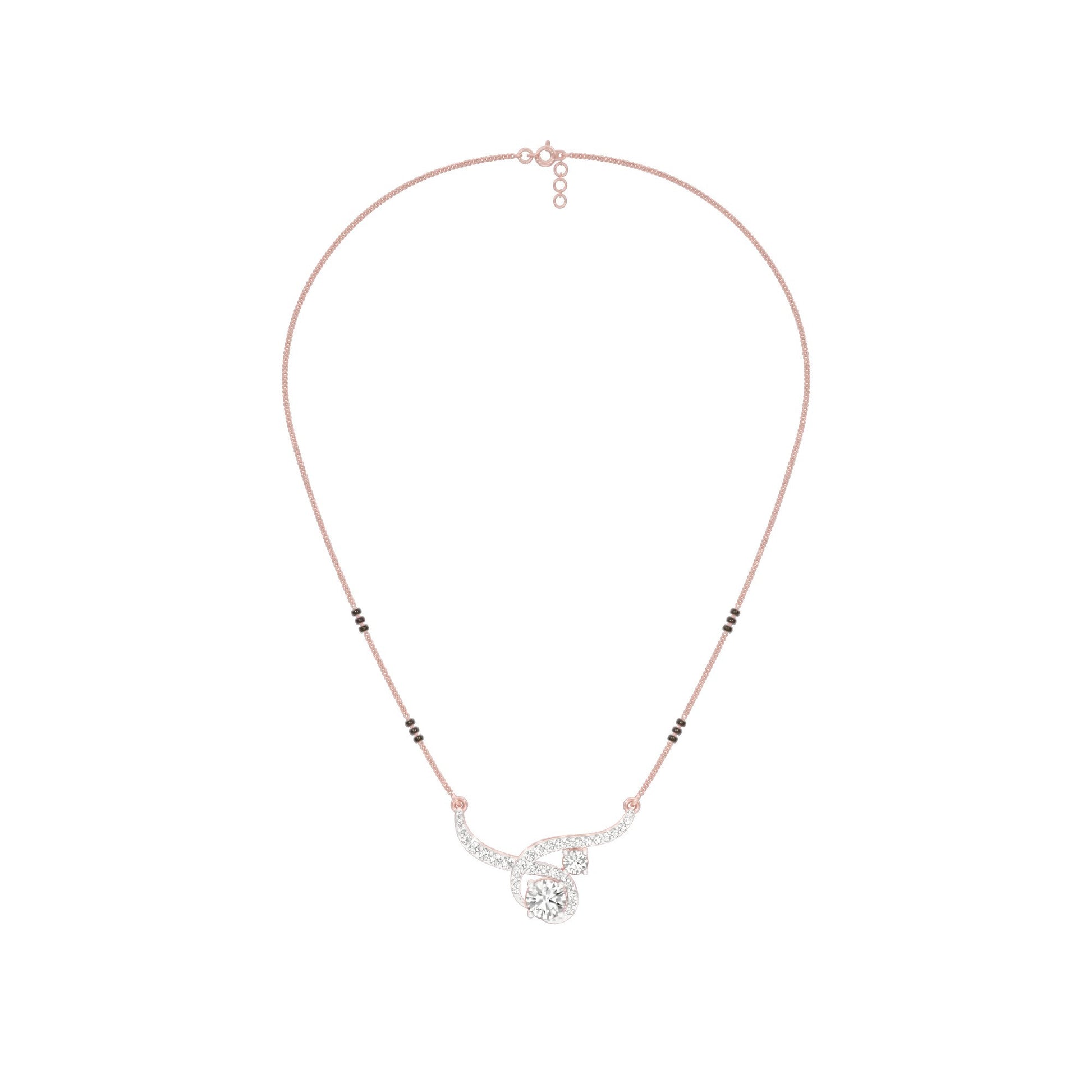 Forever Love Diamond Mangalsutra 18 KT / Rose Gold