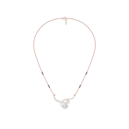 Forever Love Diamond Mangalsutra 18 KT / Rose Gold