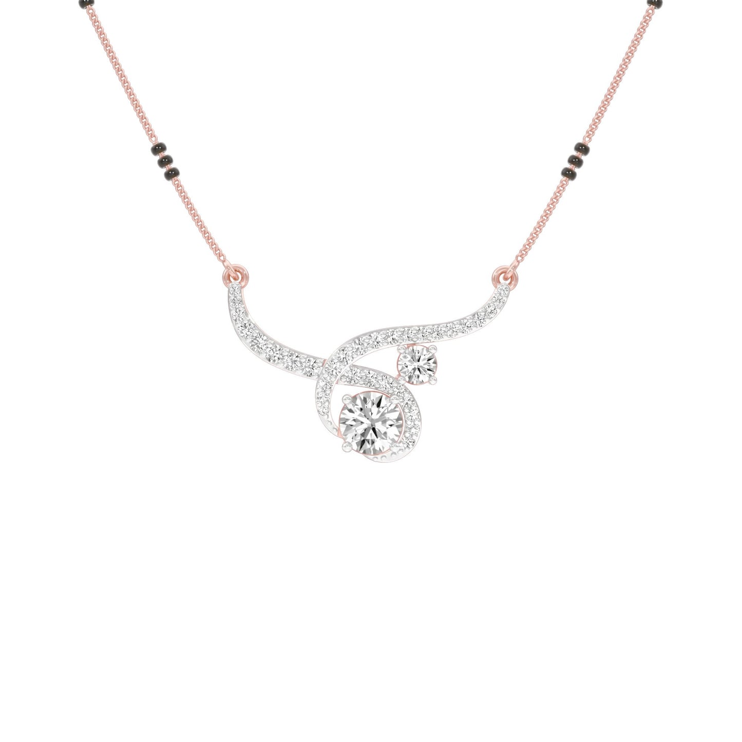 Forever Love Diamond Mangalsutra 18 KT / Rose Gold