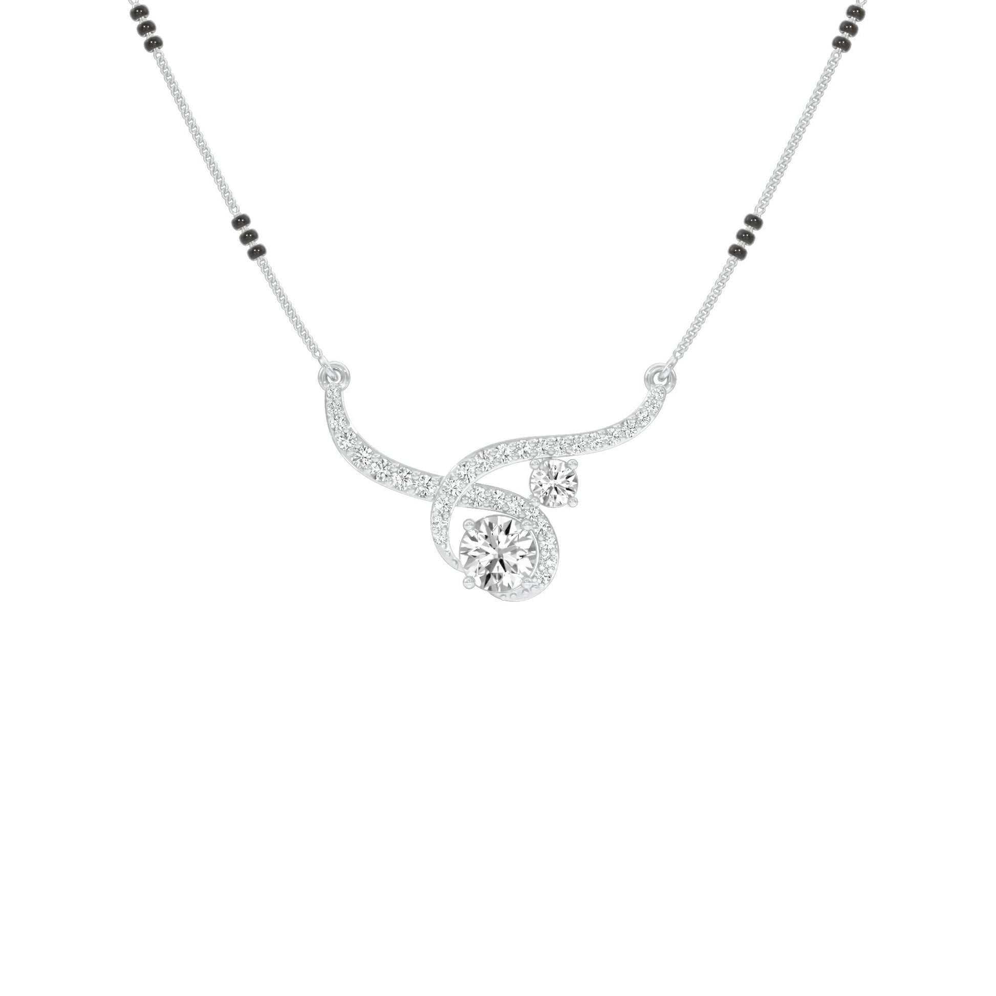 Forever Love Diamond Mangalsutra 18 KT / White Gold