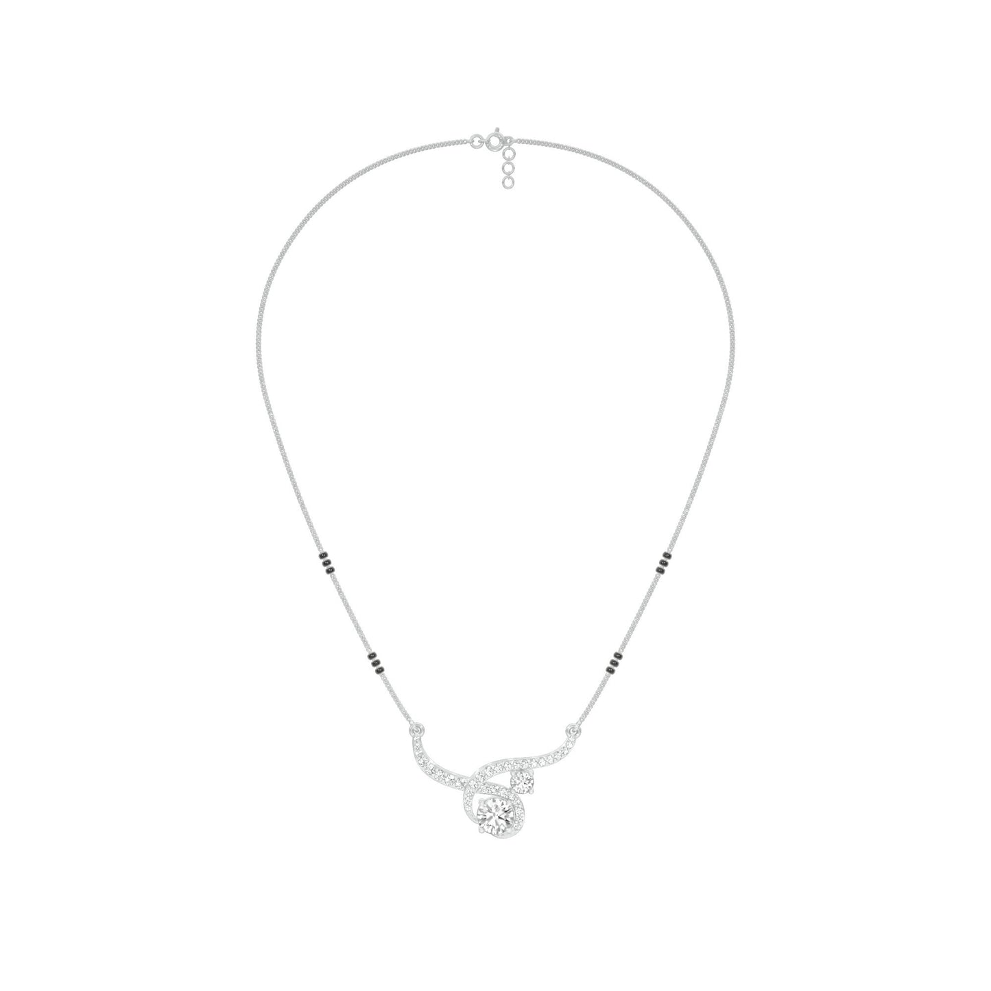 Forever Love Diamond Mangalsutra 18 KT / White Gold