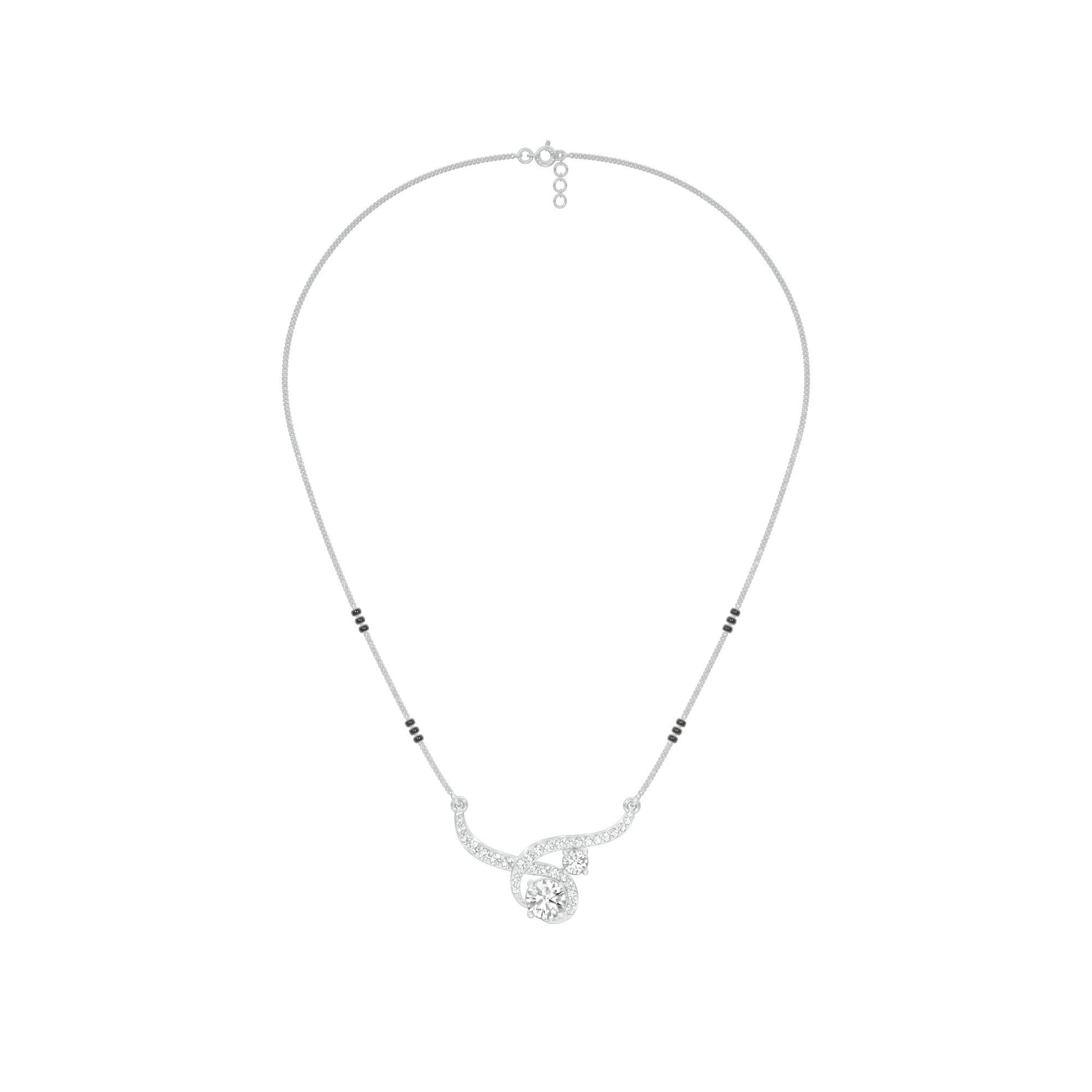 Forever Love Diamond Mangalsutra 18 KT / White Gold