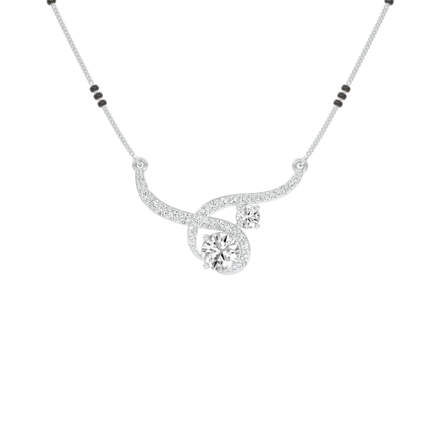 Forever Love Diamond Mangalsutra 18 KT / White Gold