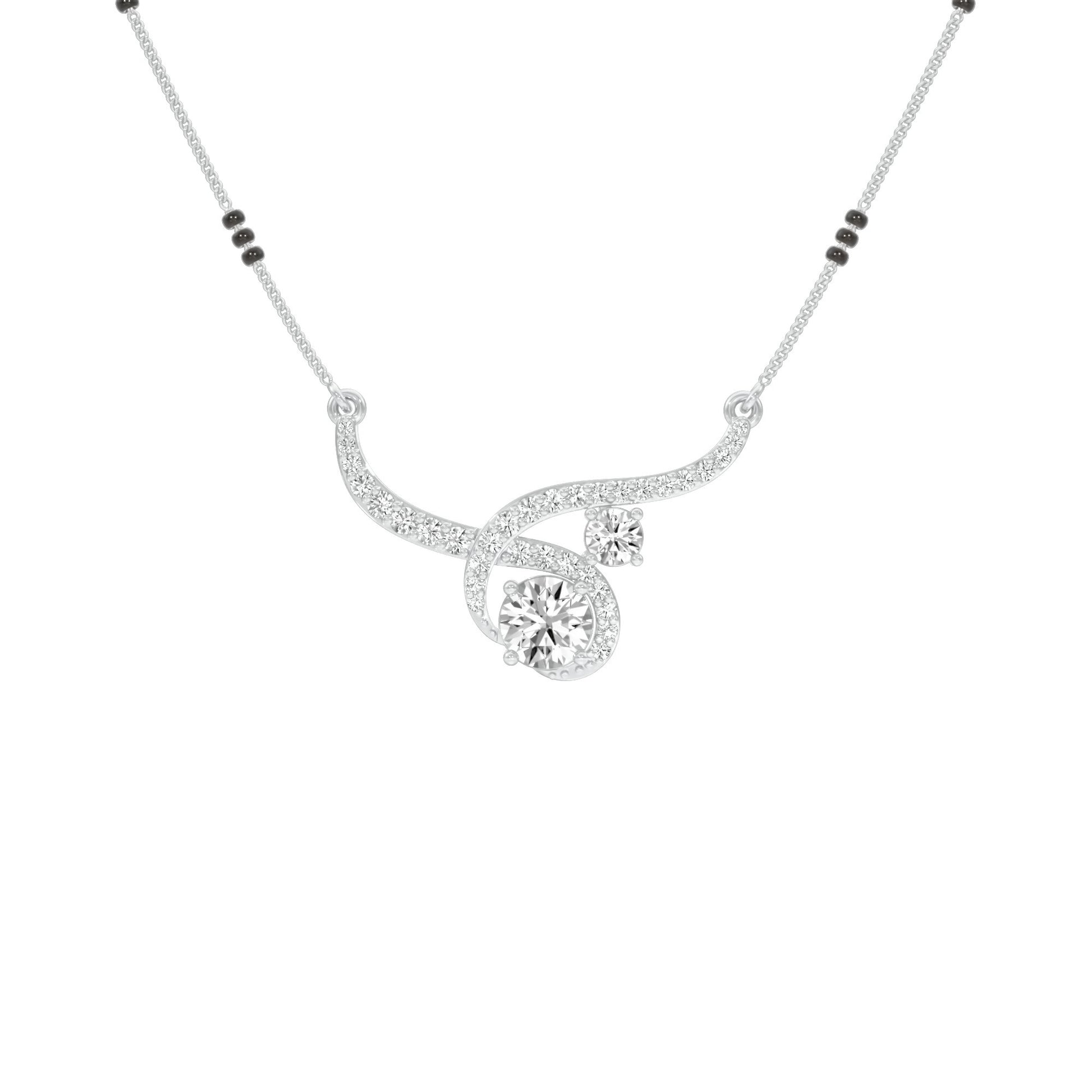 Forever Love Diamond Mangalsutra 18 KT / White Gold