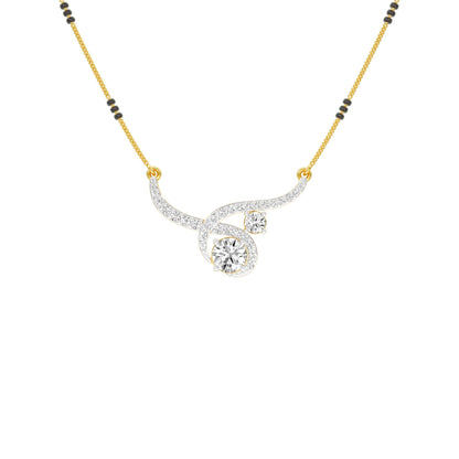 Forever Love Diamond Mangalsutra 18 KT / Yellow Gold