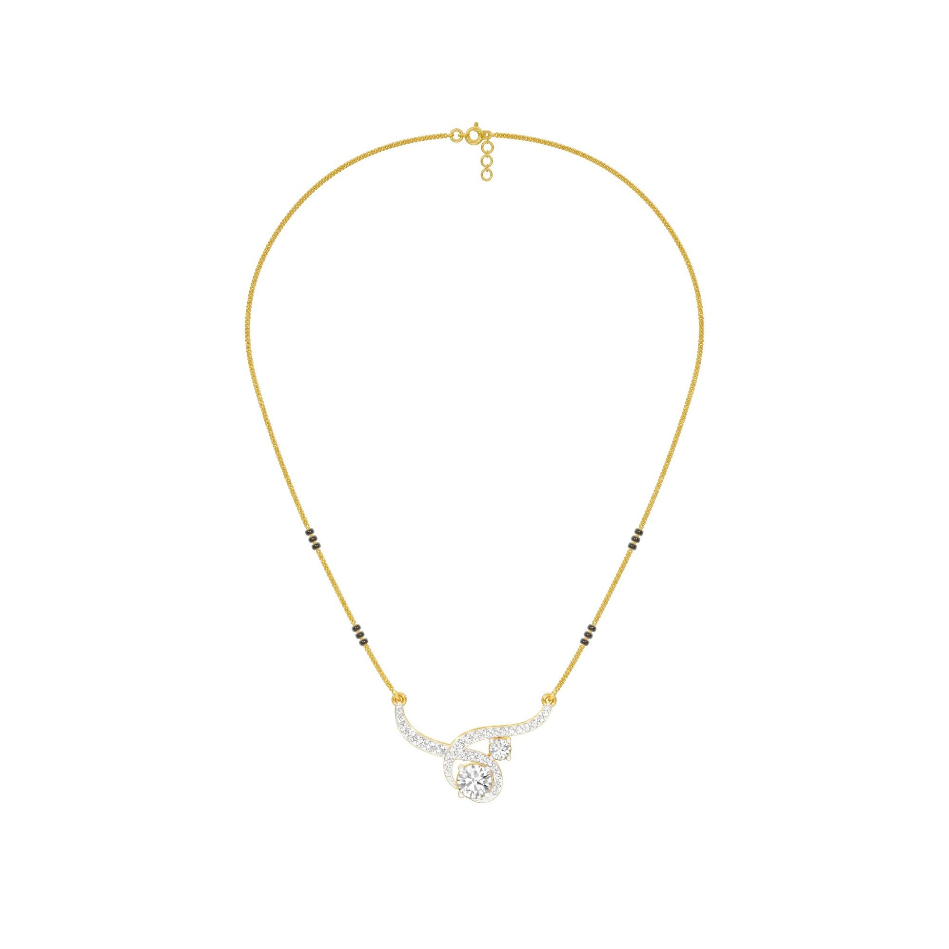 Forever Love Diamond Mangalsutra 18 KT / Yellow Gold