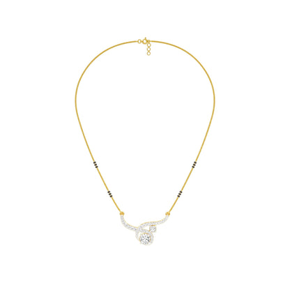 Forever Love Diamond Mangalsutra 18 KT / Yellow Gold