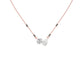 Pear & Round Solitaire Diamond Mangalsutra 18 KT / Rose Gold