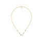 Pear & Round Solitaire Diamond Mangalsutra 18 KT / Yellow Gold