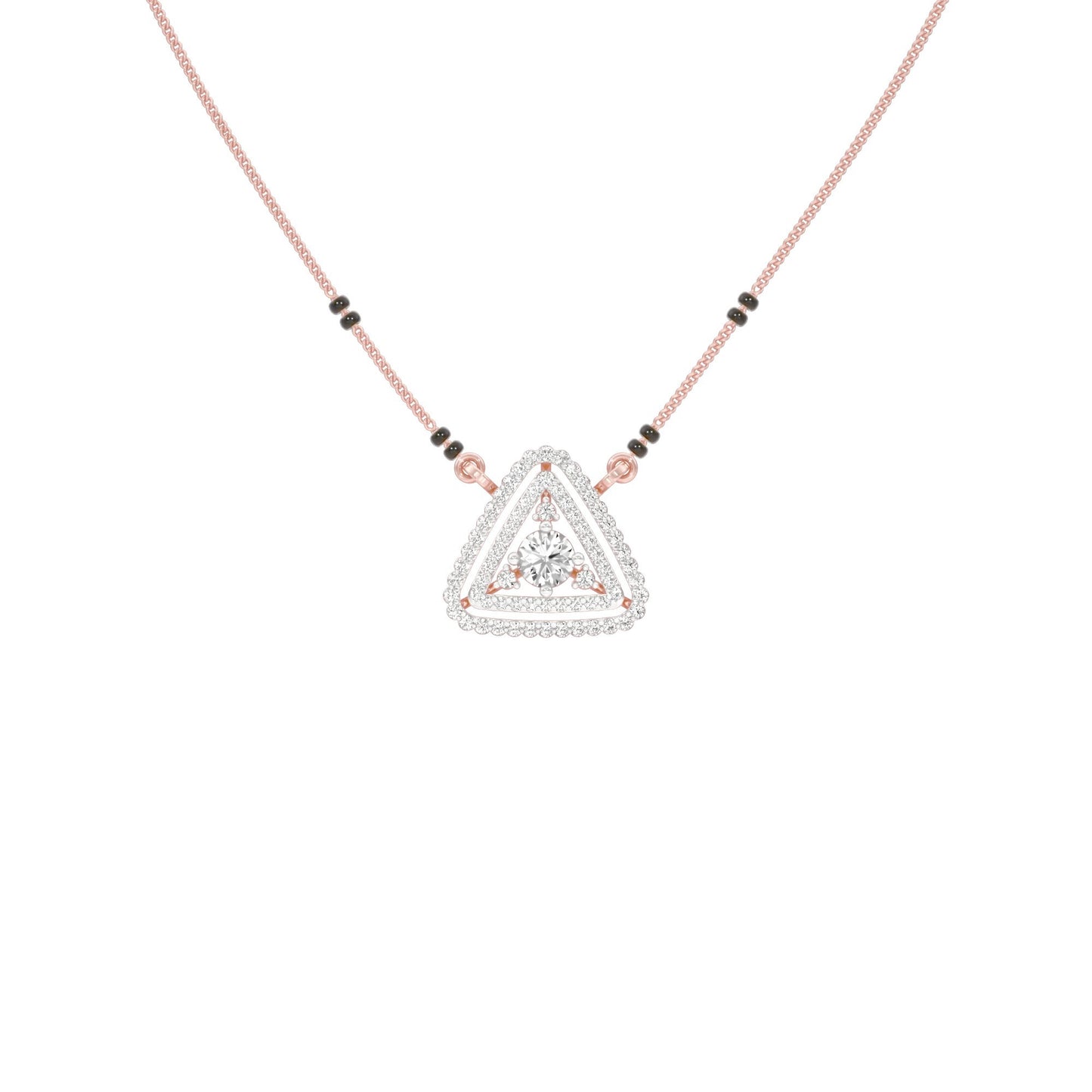 Eternal Bond Diamond Mangalsutra 18 KT / Rose Gold