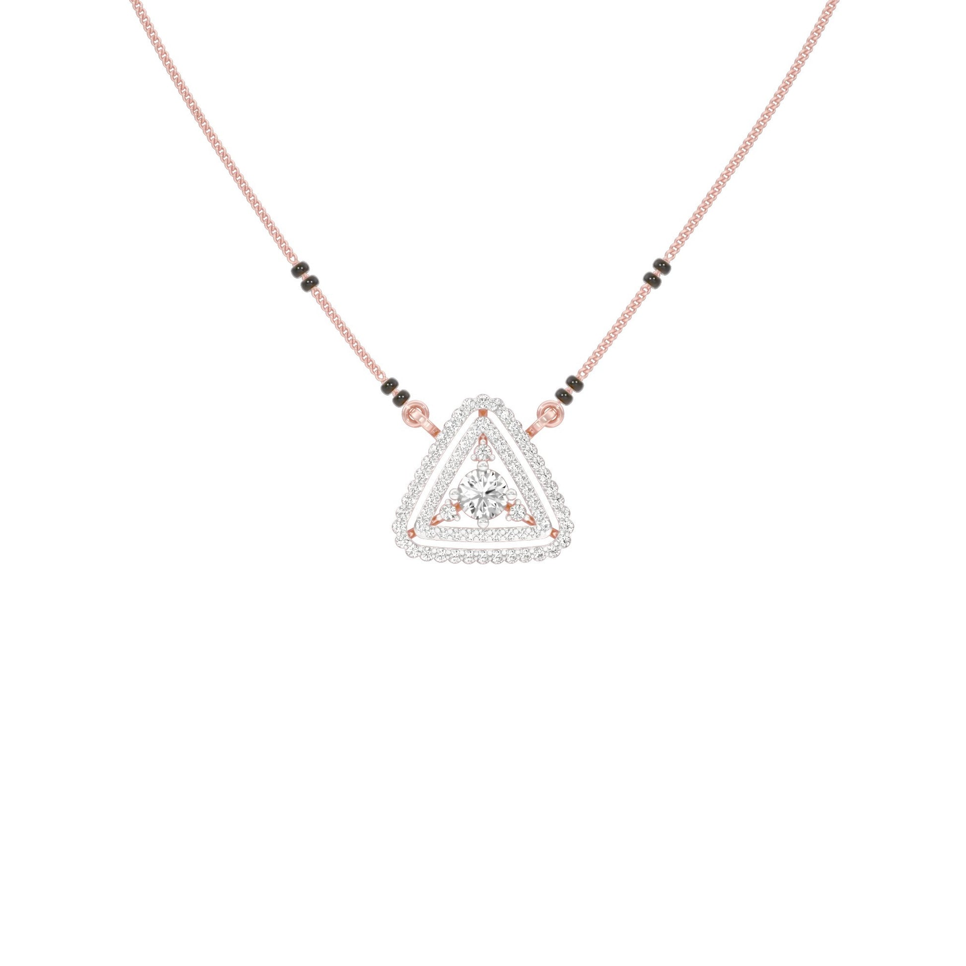 Eternal Bond Diamond Mangalsutra 18 KT / Rose Gold