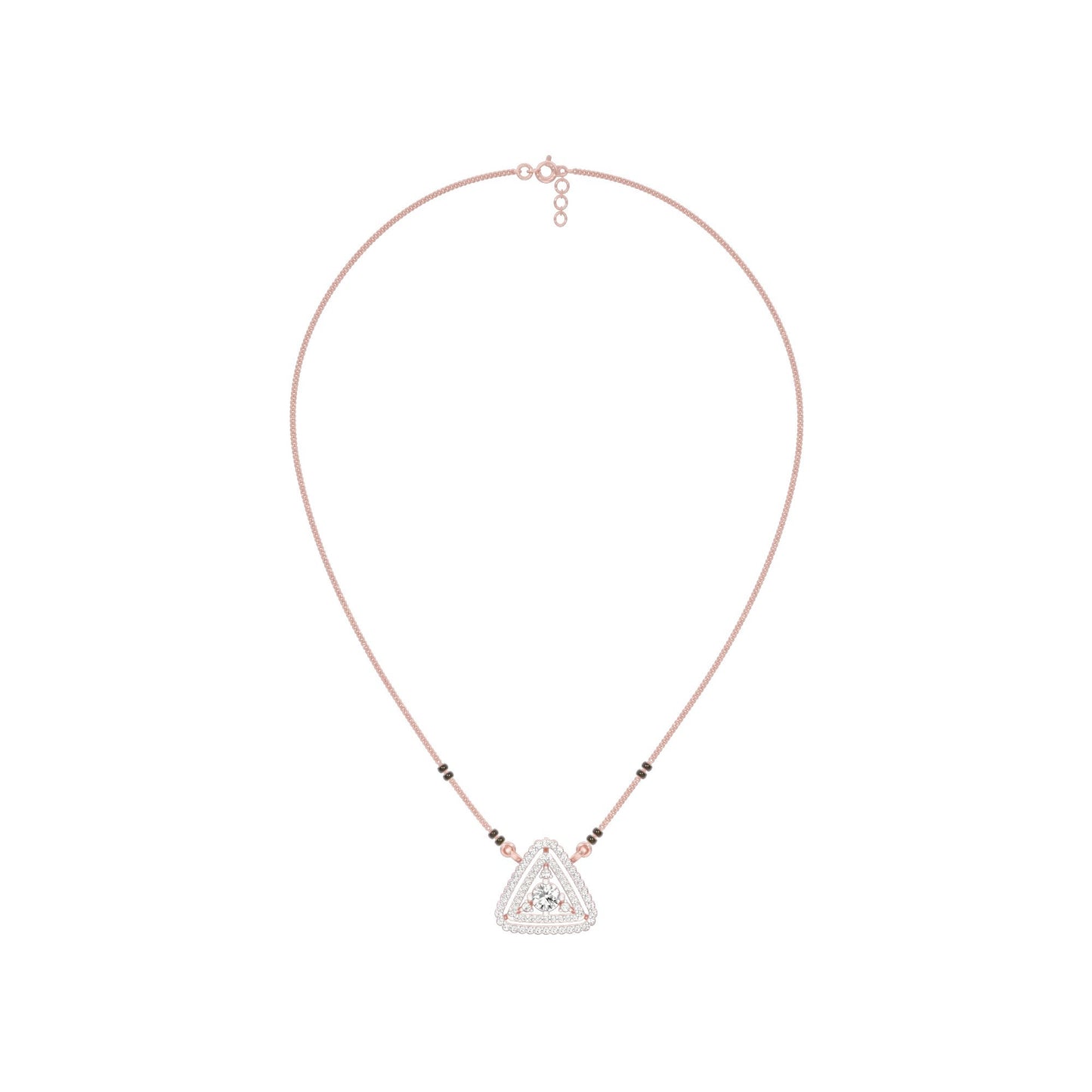 Eternal Bond Diamond Mangalsutra 18 KT / Rose Gold