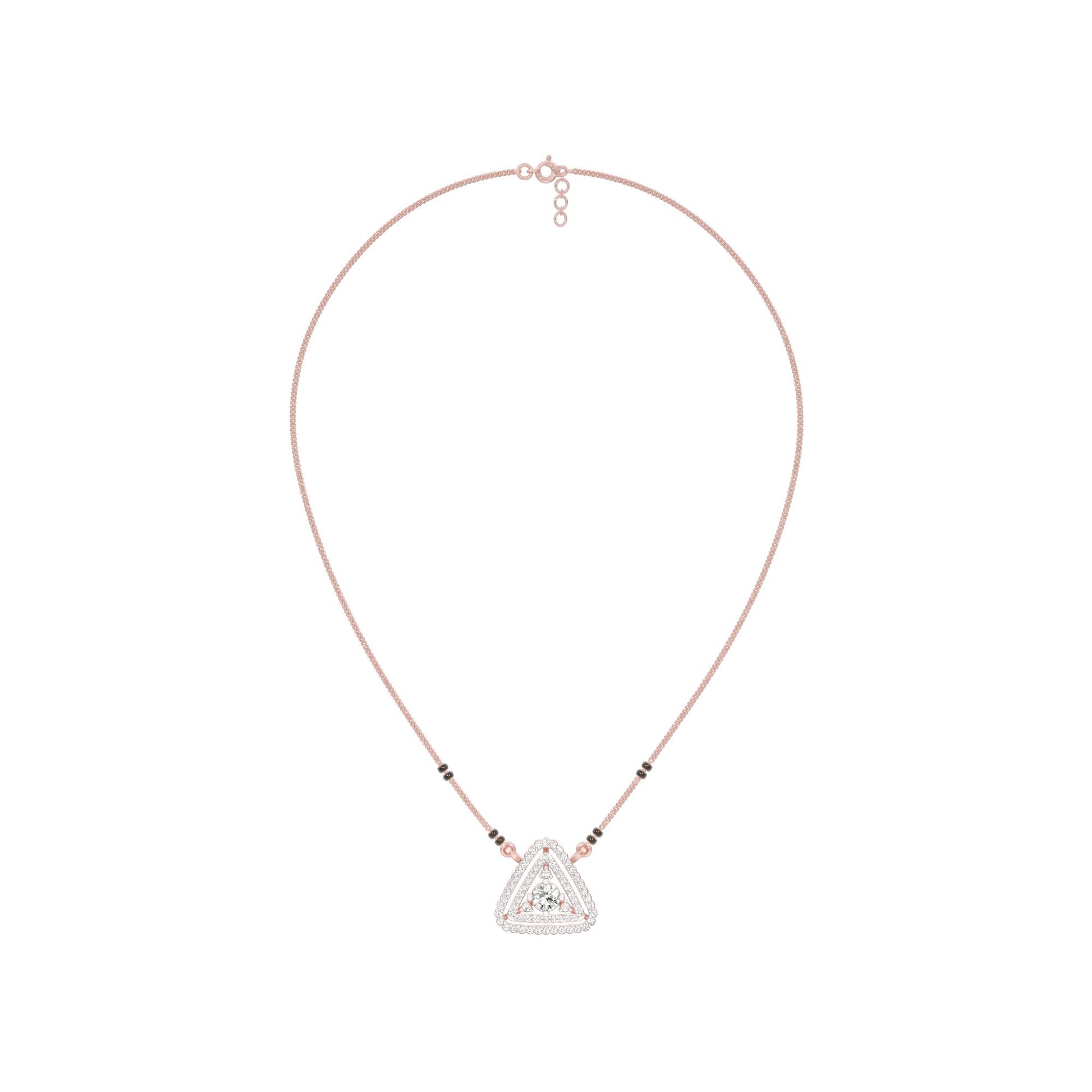 Eternal Bond Diamond Mangalsutra 18 KT / Rose Gold