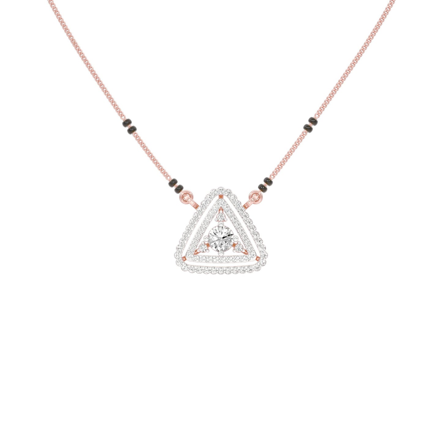 Eternal Bond Diamond Mangalsutra 18 KT / Rose Gold