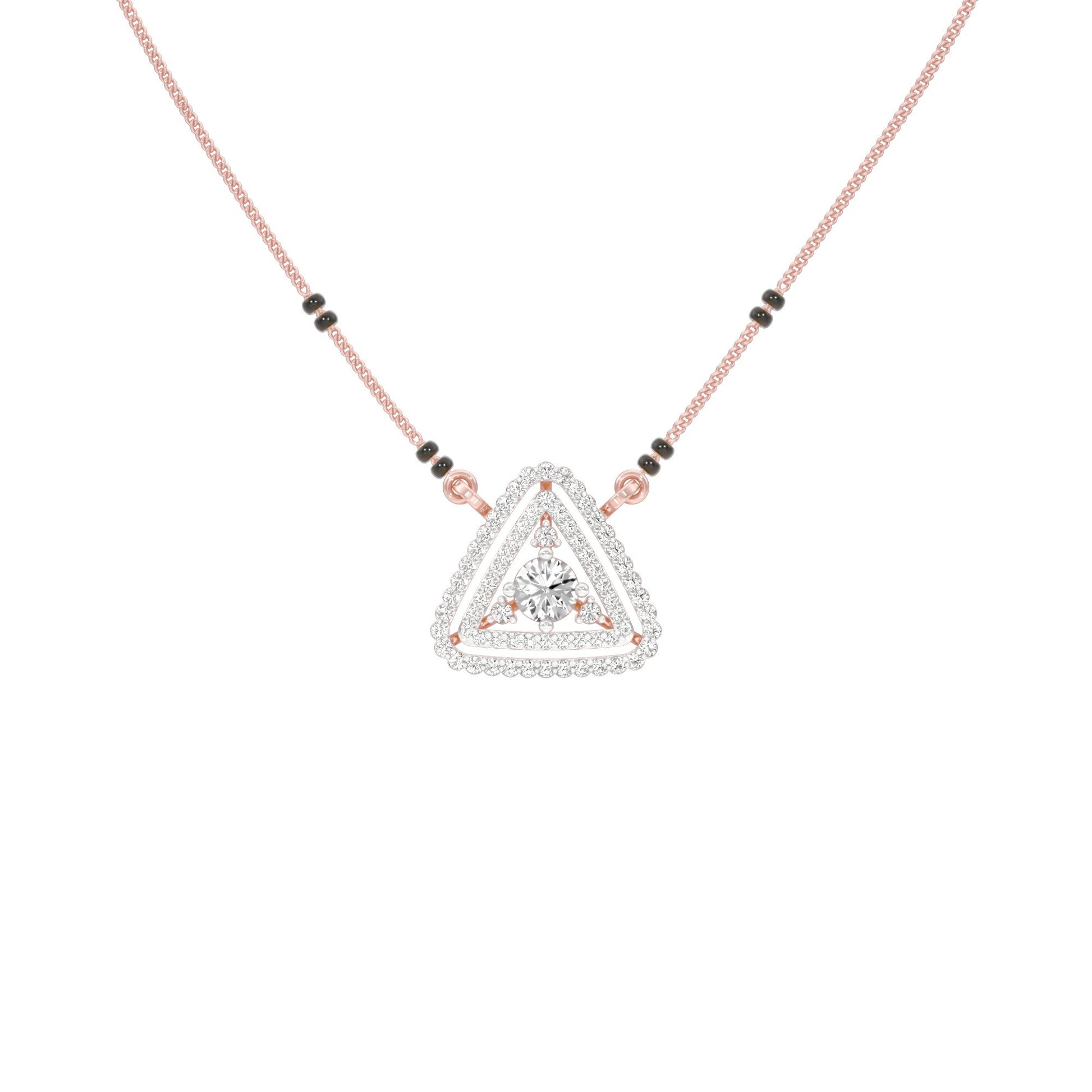 Eternal Bond Diamond Mangalsutra 18 KT / Rose Gold