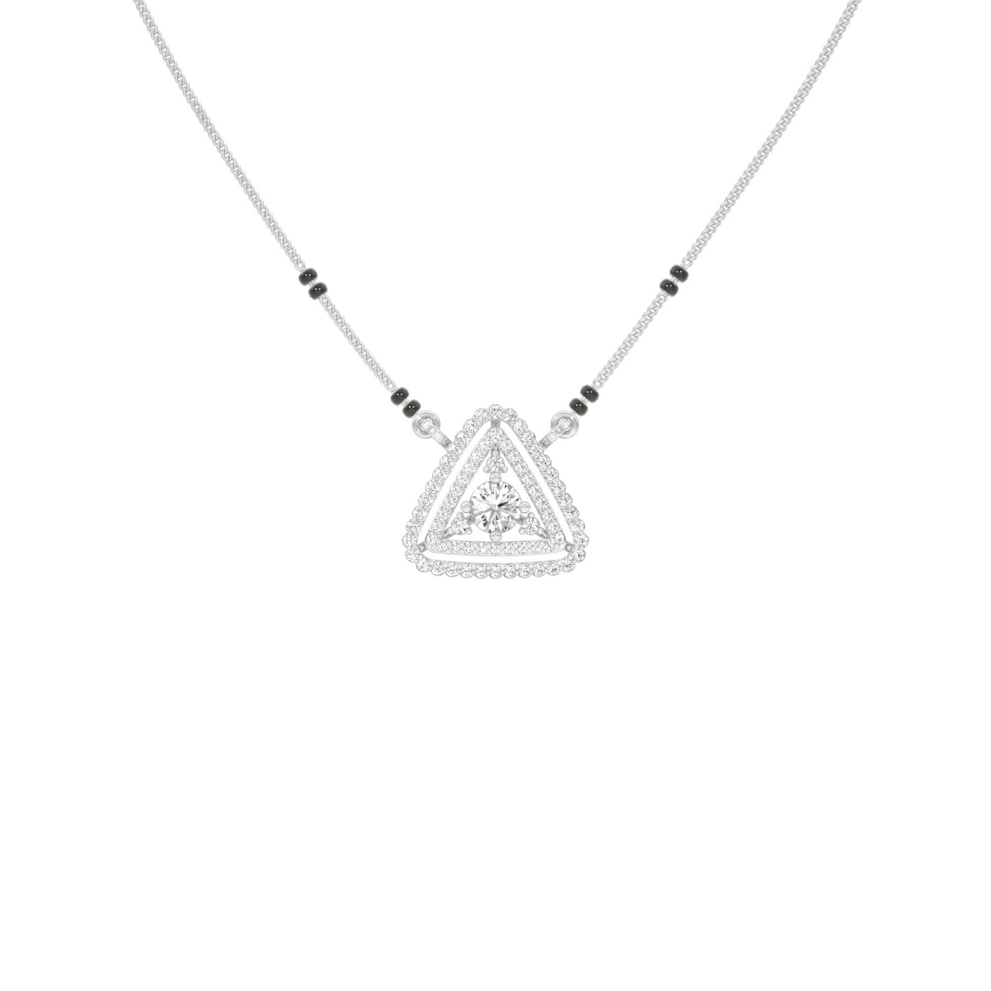 Eternal Bond Diamond Mangalsutra 18 KT / White Gold